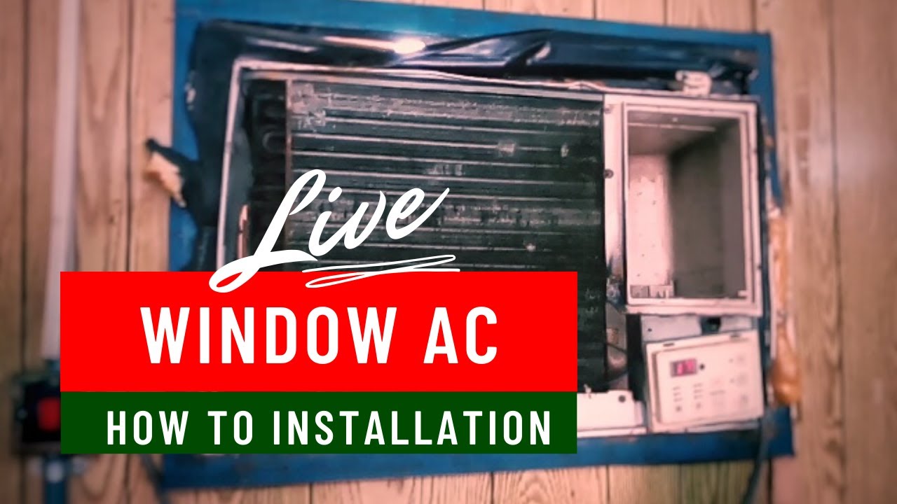 Window Ac How To Install In Bangla - YouTube