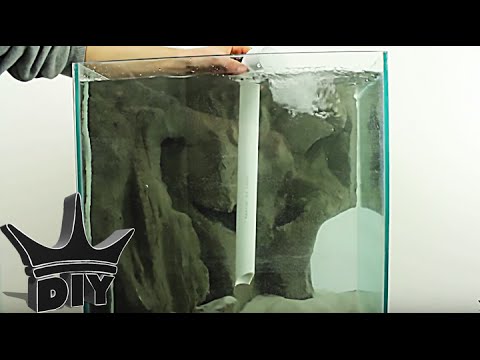 HOW TO: Build an underwater waterfall sandfall for a fish tank HOW TO: Build an underwater waterfall sandfall for a fish tank