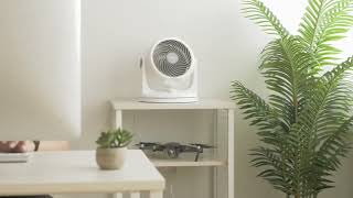 Full room air circulation like never before with WOOZOO Oscillating Fan