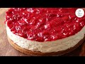 No Bake Cheesecake Recipe  Strawberry Cheesecake Recipe without Gelatine ~ The Terrace Kitchen