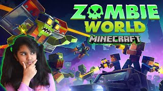 Zombie World Fighting ZOMBIES with NEW Weapons in this Minecraft Marketplace Map by Cyclone