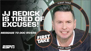 JJ Redick goes SCORCHED EARTH on Doc Rivers for making excuses! 🔥 | First Take