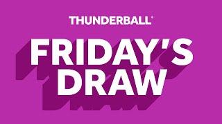 The National Lottery Thunderball draw results from Friday 03 January 2025