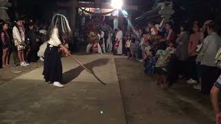 戸水八幡神社獅子舞保存会 太刀(加賀獅子舞) 【大島流】