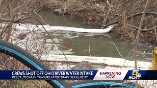 Crews Shut Off Ohio River Water Intake