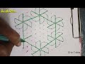 easy flower muggulu simple small beginners daily kolam 13 to 7 dots rangoli dotted rangoli poo kolam