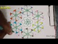 easy flower muggulu simple small beginners daily kolam 13 to 7 dots rangoli dotted rangoli poo kolam