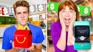 $5 Date vs $500 Date Night (BUDGET CHALLENGE)