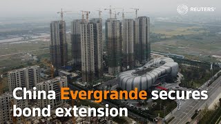 China Evergrande secures bond extension