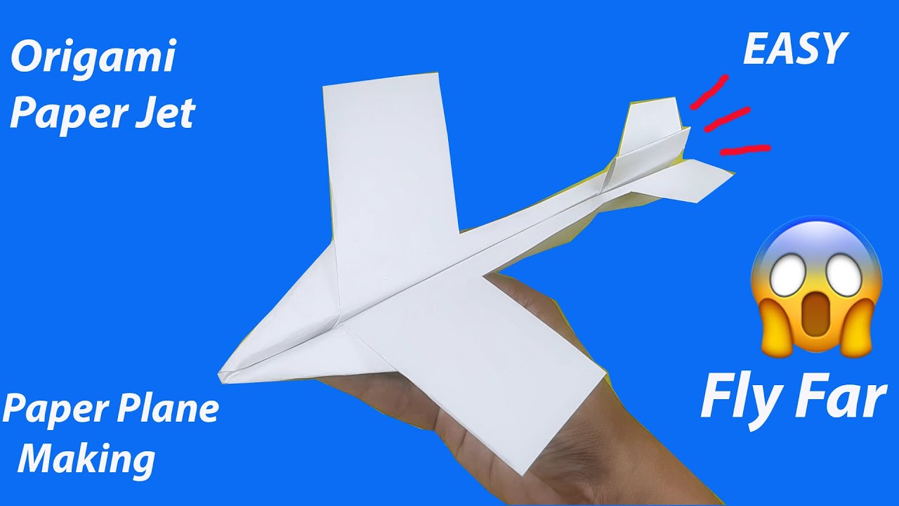 Best Origami Paper Jet Easy | Paper Plane | Origami Fighter Plane Easy ...