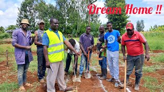 Finally‼️ Building Our Dream House,🏡🏡 Digging Trenches.