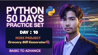 Grocery Bill Generator In Python | Mini Project In Python | Python Practice Set |Day-10