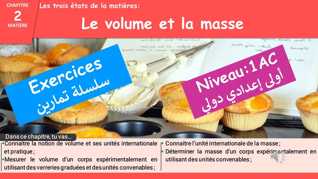 Le Volume Et La Masse 1ac Youtube Le Volume Et La Masse 1ac Youtube