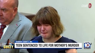 Mississippi teen sentenced to life in prison for killing mother