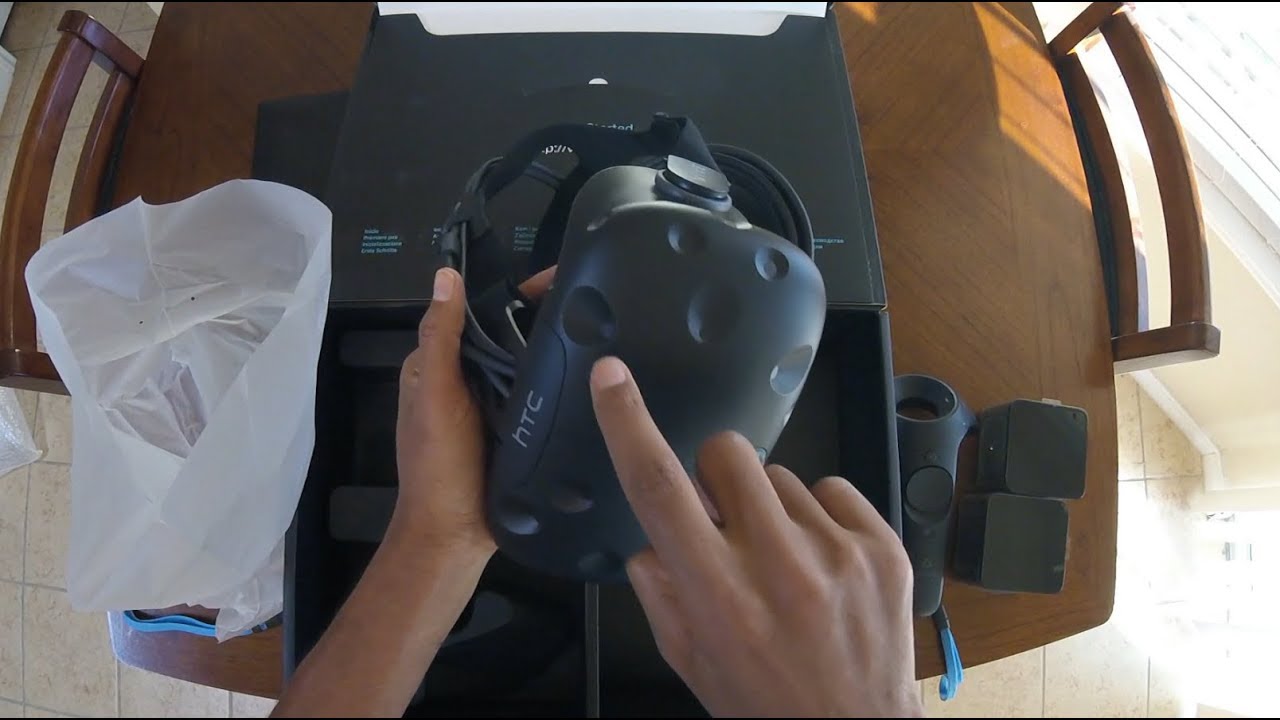 HTC VIVE VR UNBOXING & SETUP - YouTube