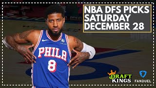 NBA DFS LIVE PRE-LOCK Q\u0026A: SATURDAY DECEMBER 28th FanDuel \u0026 DraftKings Lineup Advice