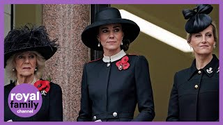 Kate Wears McQueen to Remembrance Service