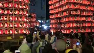 20140712　久喜の提灯祭　仲町と本一の兆発合戦