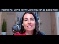 Traditional Long Term Care Insurance Explained