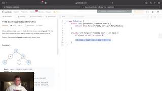 Leetcode Solution - 1448 Count Good Nodes in Binary Tree
