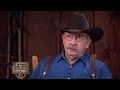 retired lt bob favor talks to red steagall about his career as a texas ranger in the bunkhouse