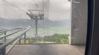 Bergbahnen St. Johann in Tirol. Ski Lift Ride