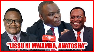 LUSAKO ASIMAMA NA TUNDU LISSU KINYANG'ANYIRO CHA UCHAGUZI CHADEMA/ AMSHUKIA VIKALI MBOWE