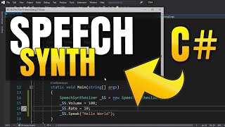 C# Text To Speech (TTS) Synthesis Coding with Speech.Synthesis API (Easy)