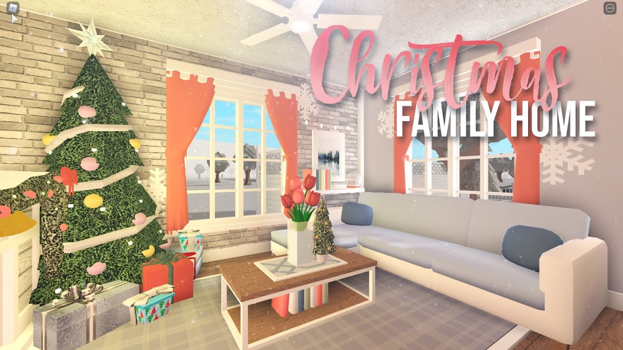 BLOXBURG | Christmas Family Home 108K | House Build - YouTube