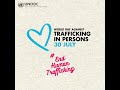 World TIP Day 2023 - Combating Human Trafficking Worlwide