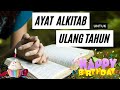 Ayat Alkitab Untuk Ulang Tahun