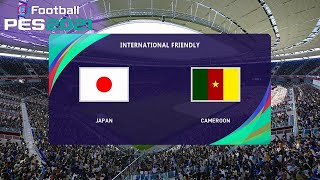 Japan vs Cameroon Highlights - International Friendly | PES 2021