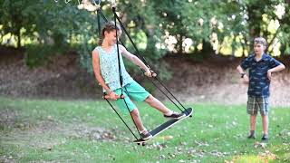 Ninja Line Surfing Skateboard Swing