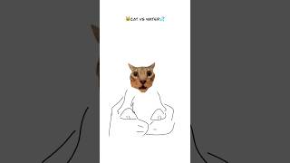 My Cat Vs Water 😾 (Animation Meme) #shorts