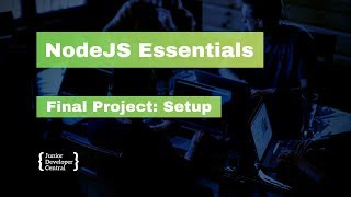NodeJS Essentials 39: Final Project Setup