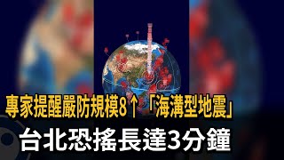 專家提醒嚴防規模8↑「海溝型地震」 台北恐搖長達3分鐘－民視新聞