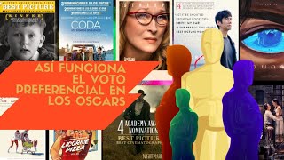 Así funciona el voto preferencial en los Oscar 2022 (Francisco Martínez - FYC Oscar)
