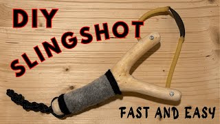 HOW TO MAKE A SLINGSHOT - EASY AND FAST 🚀🏹🔥