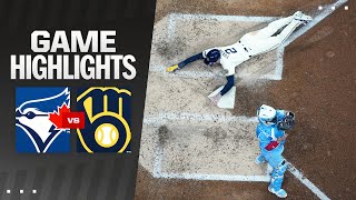 Blue Jays vs. Brewers Game Highlights (6/10/24) | MLB Highlights