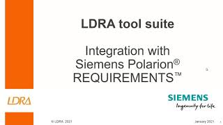 Automated bidirectional traceability with Siemens Polarion REQUIREMENTS and the LDRA tool suite