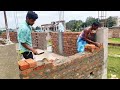 10 inch brick wall construction. how to build brick wall easy construction.