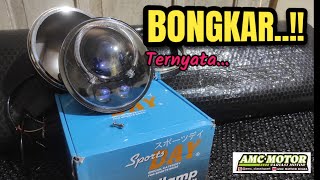 BONGKAR BILED CB125 SPORTS DAY..!! ADA YANG KURANG JUGA TERNYATA.. #biled #biledprojector #biledaes