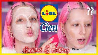 Je teste le makeup LIDL 😅 | CRASH TEST (très chaotique) Soin \u0026 Maquillage CIEN