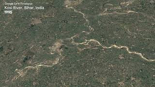 Kosi River, Bihar, India - Earth Timelapse