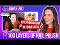 100 Layers of Nail Polish (10 Years Later) Polish Mountain🏔💅🔴LIVE 🥵