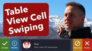 UITableView Row Swipe Actions (iOS, Xcode 9, Swift 4)