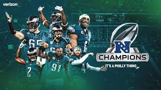 CONGRATULATIONS PHILADELPHIA EAGLES NFC CHAMPS