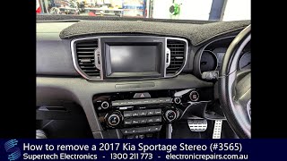 How to remove a 2017 Kia Sportage Stereo (#3565)