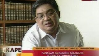 KB: Panayam sa bagong talagang Comelec commissioner na si Atty. Luie Guia