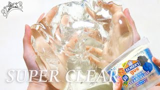 ☆ELMERS CLEAR SLIME BUCKET!!!!☆~SUPER CLEAR SLIME~ | ASMR